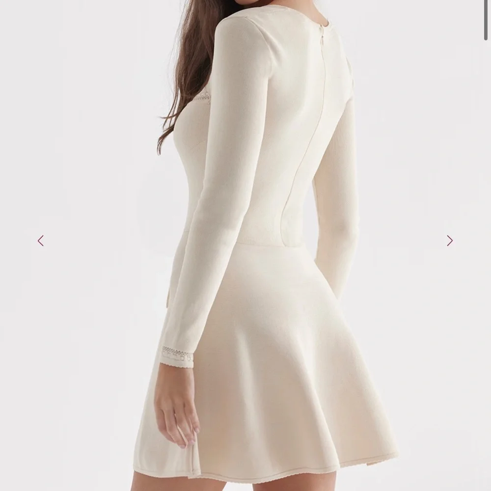 House of CB Caprice Cream Lace dress - Picture 5 of 14